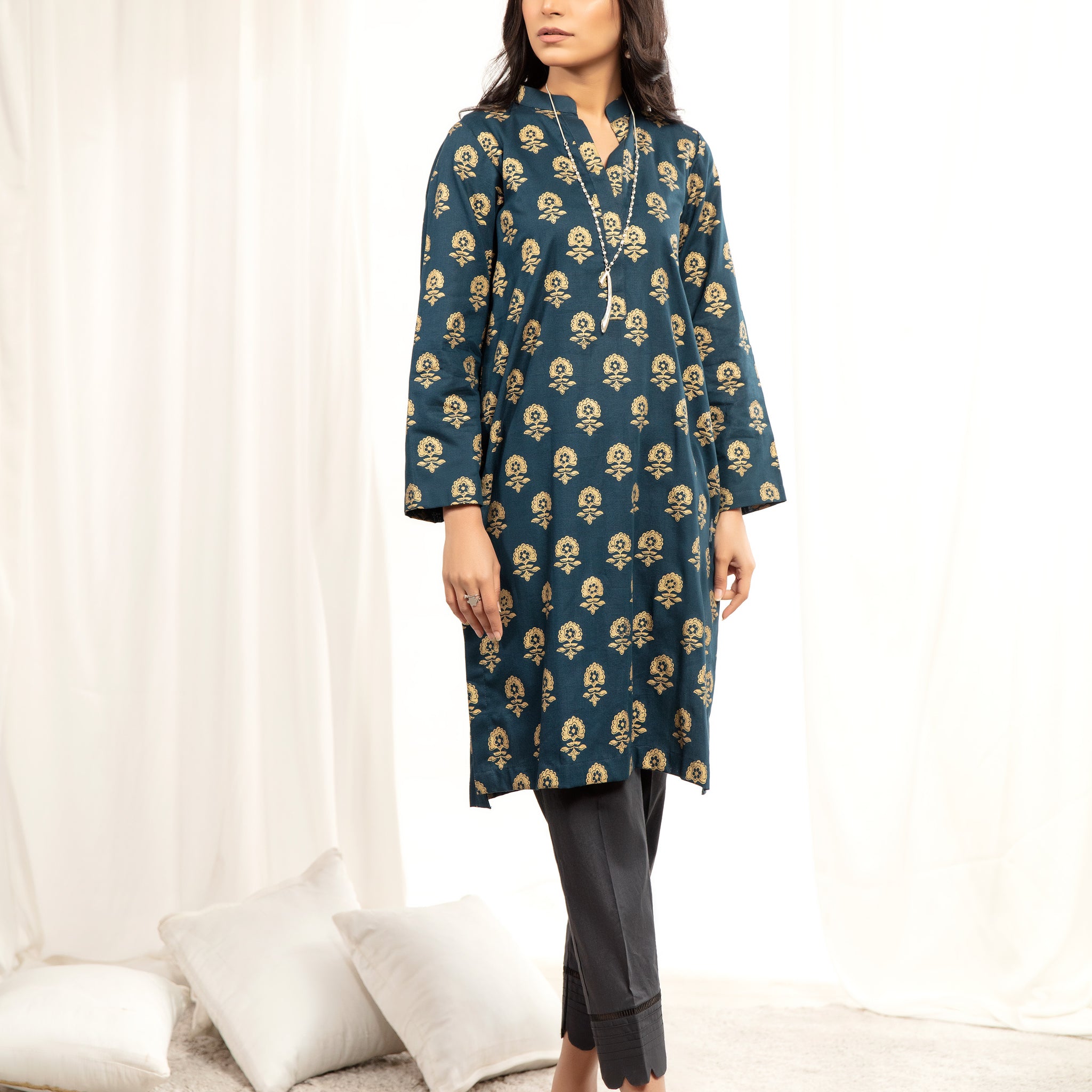 PLAIN KHADDAR - Green (ZA-WSC-07)