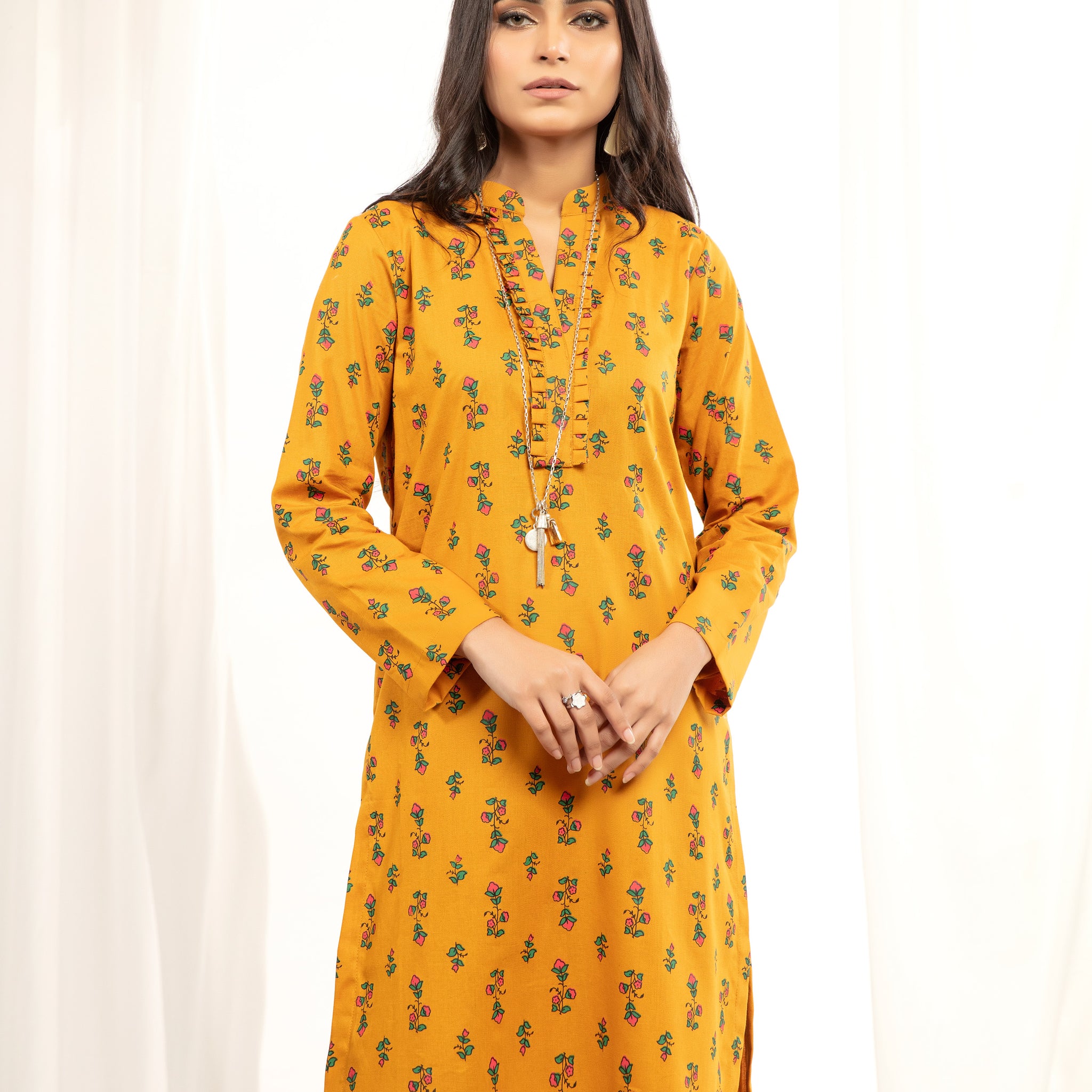 PLAIN KHADDAR - Yellow (ZA-WSC-08)