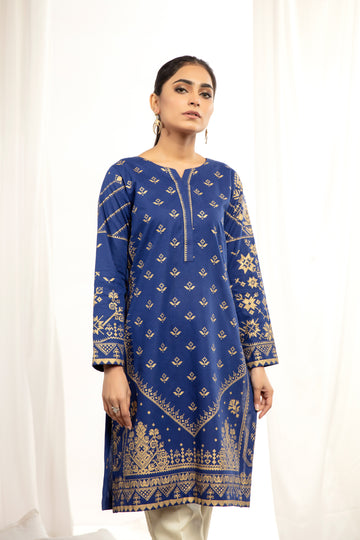 PLAIN KHADDAR - Blue (ZA-WSC-01)